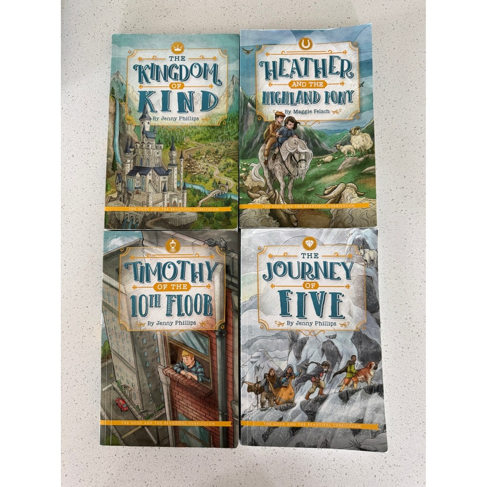 The Good and the Beautiful Level 3 Book Set Jenny Phillips Homeschool 4 Books